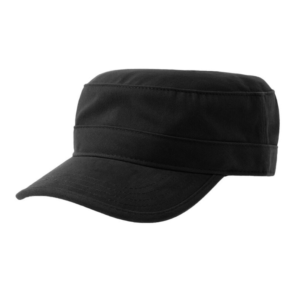 Atlantis Unisex Adult Tank S Curved Natural Unstructured Cap / Black